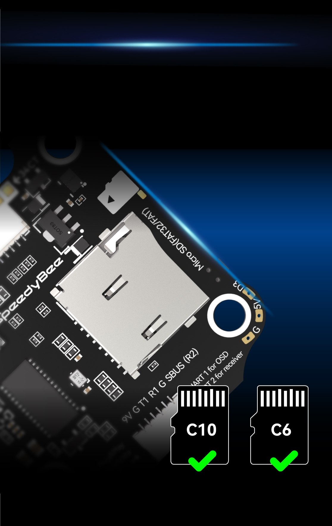SpeedyBee F405 V4 BLS 60A 30×30 Flight Controller & 4-in-1 ESC Stack